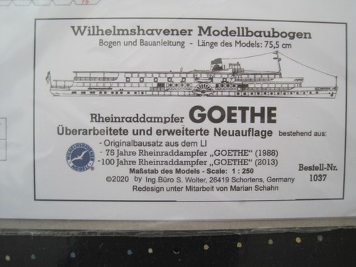 Goethe raddampfer schiff - goethe,