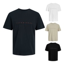 JACK & JONES Herren Shirt Kurzarmshirt Rundhalsshirt T-Shirt Crew Neck JJESTAR
