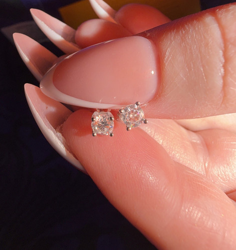 925 sterling silber moissanit - silber,