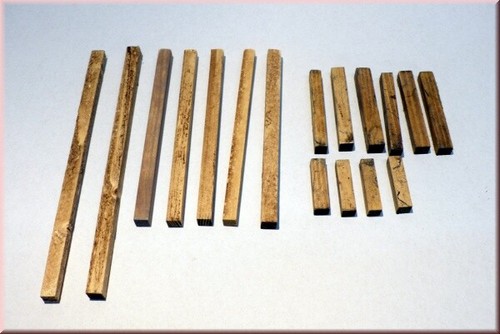 Holzbalken set fach - set,, 2-fach