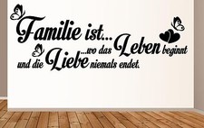 Wall Decals 35cm Family Where