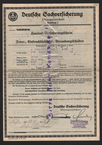 Kahla bescheinigung 1942 - bescheinigung,