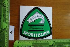 Alter Aufkleber Sport Angelrute Angelrolle SHAKESPEARE Sportfischer