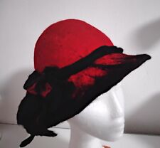 Damen Wollfilzhut  Einzelstück*handgefertigt,*  der Hingucker