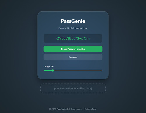 Webprojekt passwort generator - webprojekt, passwort-generator