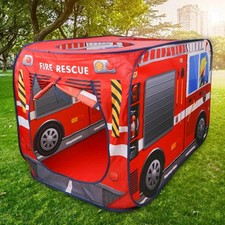 Großes zusammenklappbares Spielzelt Feuerwehrauto Zelte Garten Strand Motto
