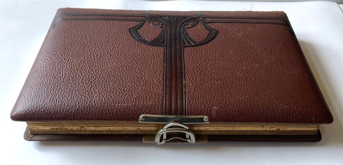 Antik fotoalbum jugendstil - antik,