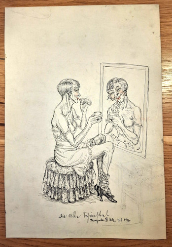Original zeichnung franziska - zeichnung,