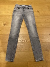 ONLY BLUE DENIM Röhrenjeans Stetch Damen Jeans Gr. 28/32 grau, wie neu 