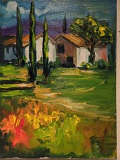 Ölgemälde Ölbild Bilder Modern Art Kunst Unikat Wandbild Landschaft 30x40