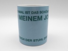 SPRUCH Tasse "DAS SCHÖNSTE AN MEINEM JOB" Humor Büro Becher Kaffeetasse Witzige
