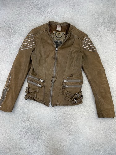 True religion lederjacke braun - lederjacke,