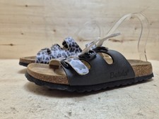 BETULA DAMEN SANDALEN SANDALETTEN RIEMCHEN KORKSANDALEN GR:40 UK:6.5 SCHWARZGRAU