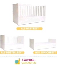 Babybett Stella 140x70cm weiß