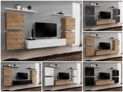 Anbauwand wohnwand schrankwand - wohnwand,