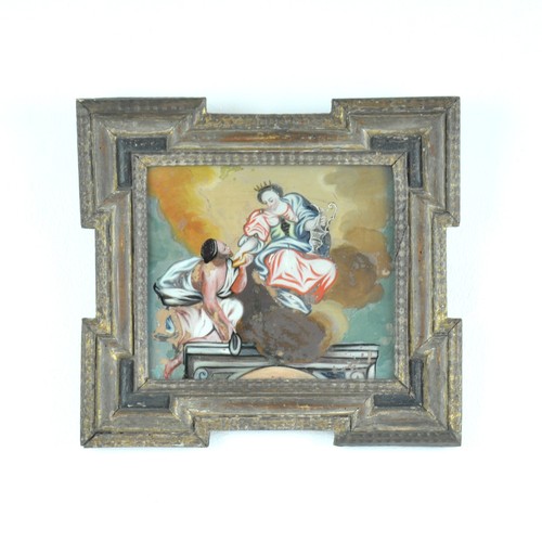 Hinterglasbild elisabeth - "hl.,