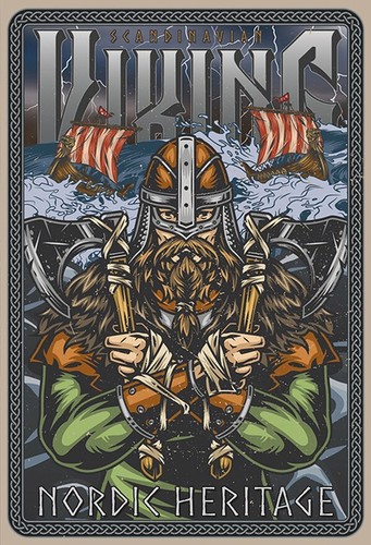 Blechschild viking wikinger - blechschild,