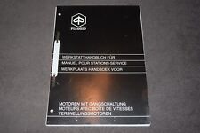 Reparaturanleitung / Werkplaats Handboek Voor PIAGGIO Motoren mit Gangschaltung