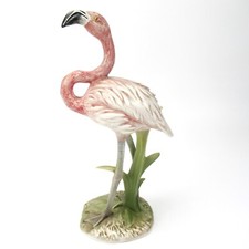 Goebel Porzellan Figur FLAMINGO signiert GB Gerhard Bochmann Entwurf 20cm