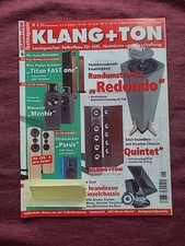 Klang & Ton – Ausgabe 6 / 2008 – Zeitschrift für Lautsprecherbau & HiFi