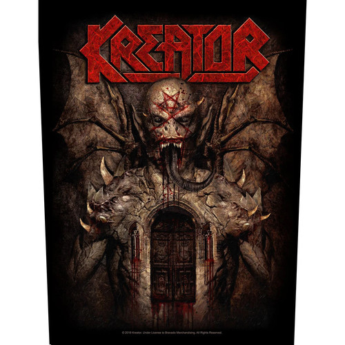 Kreator back patch god - patch:,
