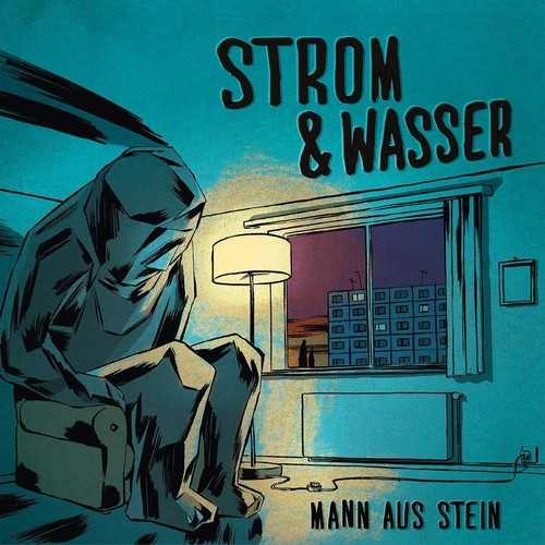 Strom wasser mann aus stein - mann,