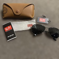 Ray-Ban Pilotenbrille schwarz
