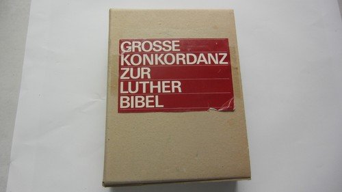 Große konkordanz zur - konkordanz,