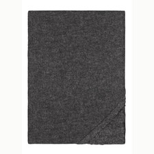 biberna Melange -Flanell Spannbettlaken  Größe 90/100x200 cm, titanium