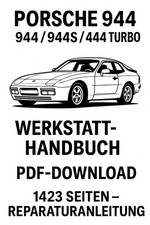 Porsche 944 / 944S / 944 Turbo komplettes Werkstatthandbuch PDF