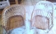 2 alte verschiedene Rattan