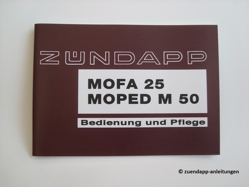 Bedienungsanleitung zündapp - bedienungsanleitung,