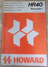 HOWARD HR40 ROTAVATOR PARTS