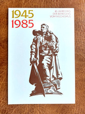 Gedenkblatt DDR - 40. Jahrestag der Befreiung vom Faschismus 1985, rar