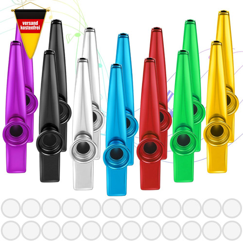 Metall kazoos set stück in - metall-kazoos, 14