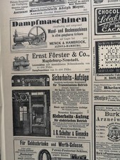 RK/IZ 1894 Zeitungsdruck 635 Fahrstuhl Aufzug Schelter Leipzig Reklame Mädler