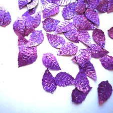 50 Glitzer Pailletten Blätter