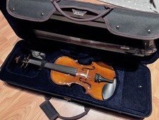 Violine 3/4 Leonardo Maestro 5034 inkl. Bogen Koffer Tuner Neu mit Lagerspur
