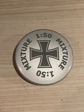 Tankdeckel Alu matt 40 mm 1:50 Mixture für original Simson Moped S50,S51,kr51