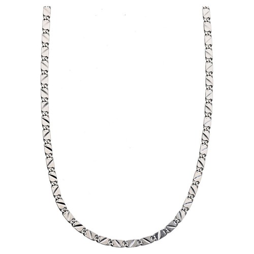 Kette aus echt - , silber