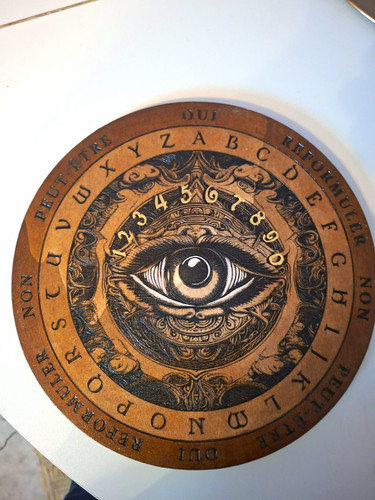 Rundes ouija witchboard aus - rundes, ouija-/witchboard