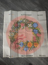 Bedruckter Stramin, Teppich