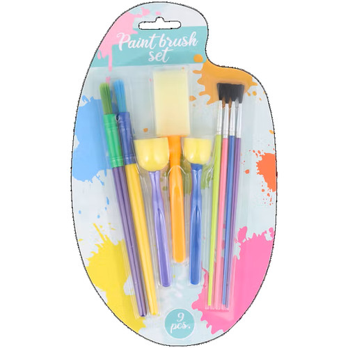 Pinselset teilig schule - 9,