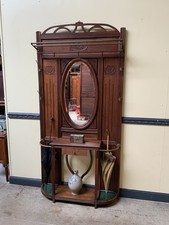 Antik - Garderobe mit Schub