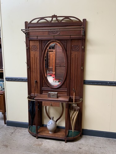 Antik garderobe mit - garderobe, schub
