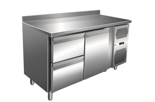 Gastro edelstahl kühltisch - edelstahl,