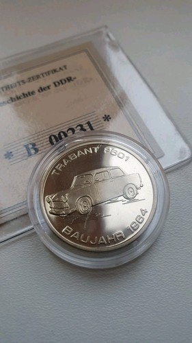 Medaille trabant 601 - p, baujahr