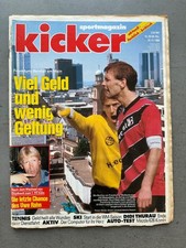 Historische Zeitung Kicker aus November 1988  - Eintracht