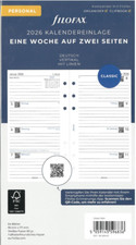 Filofax Kalendereinlage Personal /1 Woche /2 Seiten deutsch 2026 Art. 26-68440