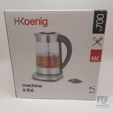 H.Koenig TI700 Teekanne Instant T Elektrischer Glas Wasserkocher 1.7L m... TI700